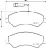 HELLA 8DB 355 023-011 Brake Pad Set, disc brake